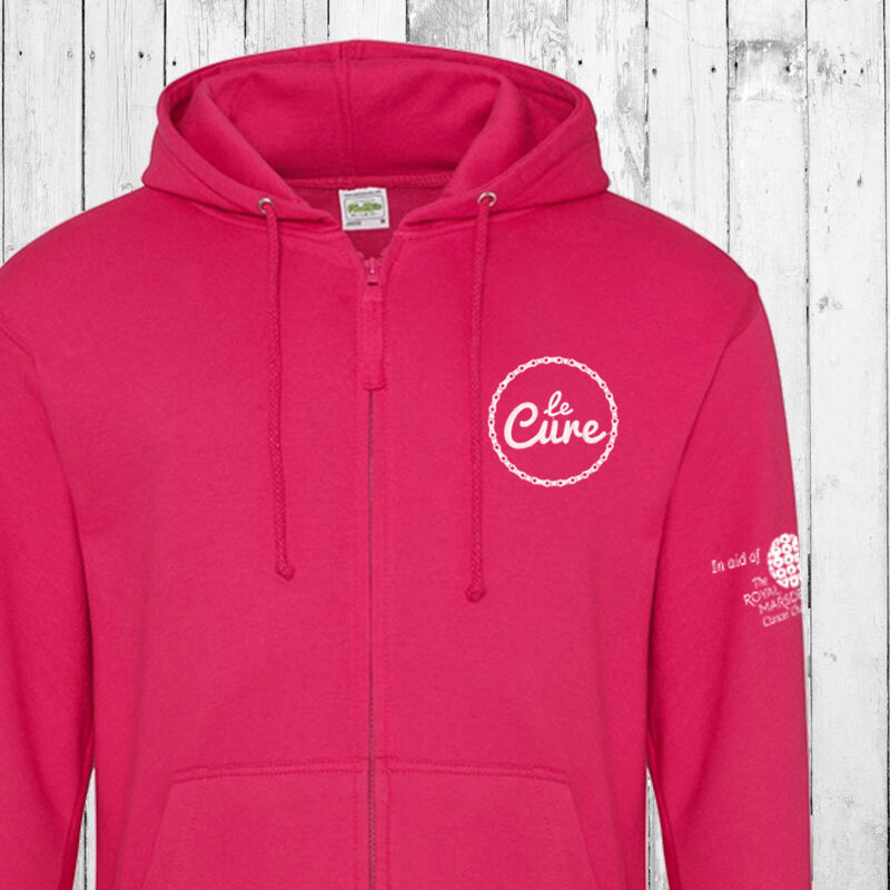 Zipped Embroidered hoodie Thumbnail