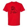 Softstyle™ midweight adult t-shirt Thumbnail