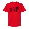 Softstyle™ midweight adult t-shirt Thumbnail